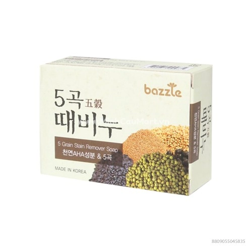 Xà bông tắm Tẩy Da Chết BAZZALE 5 Tinh Chất Ngũ Cốc 100g 